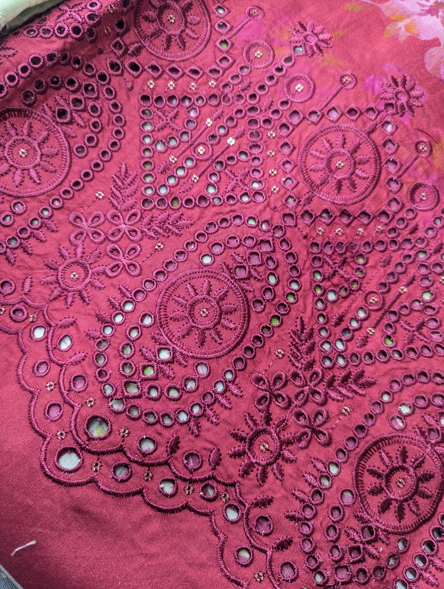 Three-piece viscose winter outfit with embroidery from Hayadar Clothing, featuring export quality print and stylish design.
