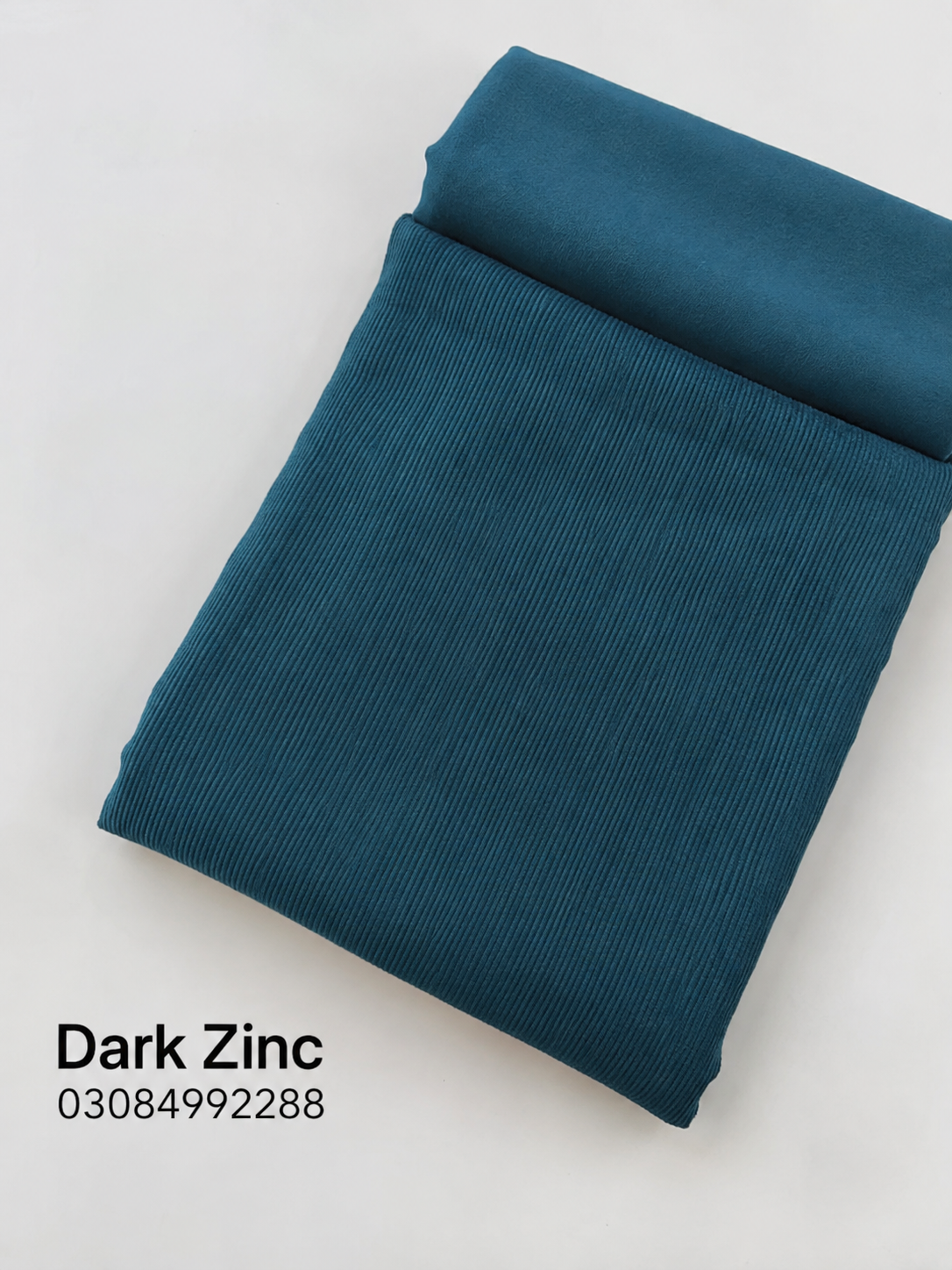 2PC - Peach Wool Velvet – Ultra-Premium Winter Fabric (Dark ZINK COLOR)