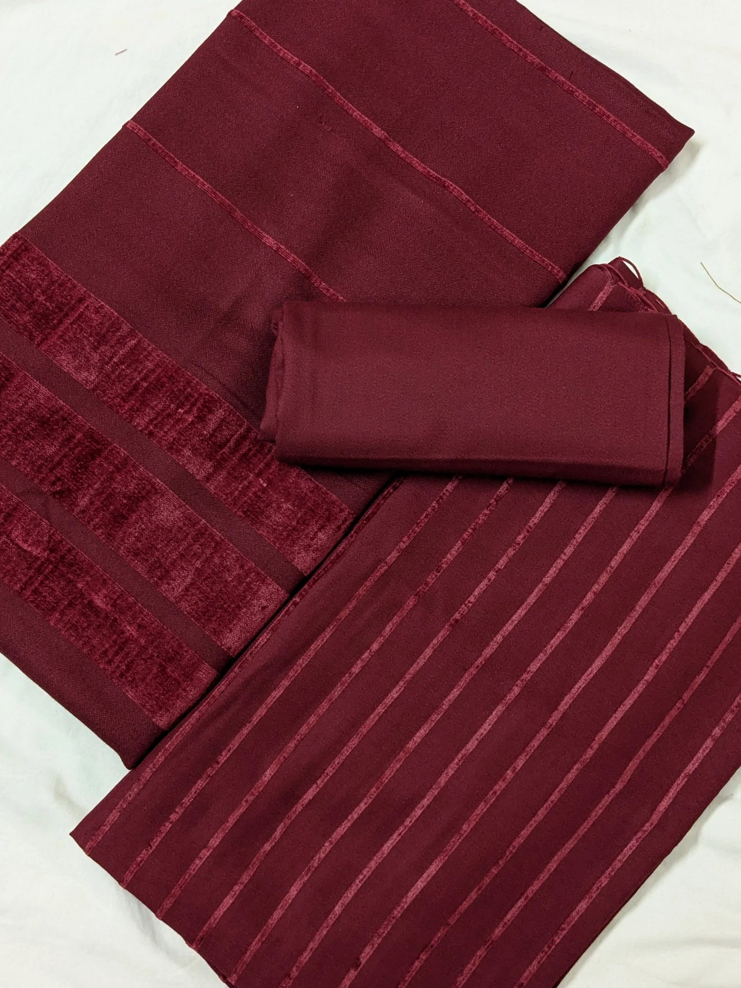 3PC - Alpine Velvet Dhank Marina – Exclusive Winte [MAHRON COLOR]