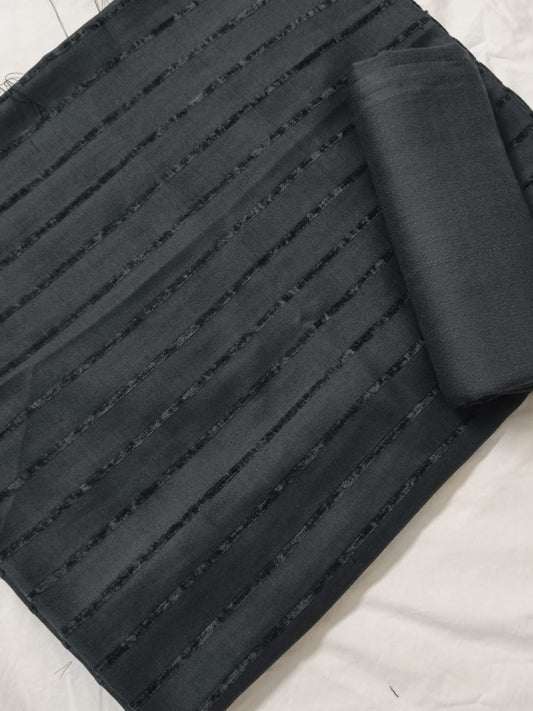 Hayadar Clothing Alpine Velvet Marina 2025 winter collection 2-piece set in sleek black color, featuring plush velvet fabric.