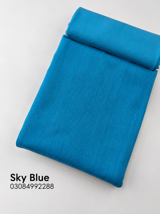 2PC - Peach Wool Velvet – Ultra-Premium Winter Fabric (SEA GREEN COLOR)